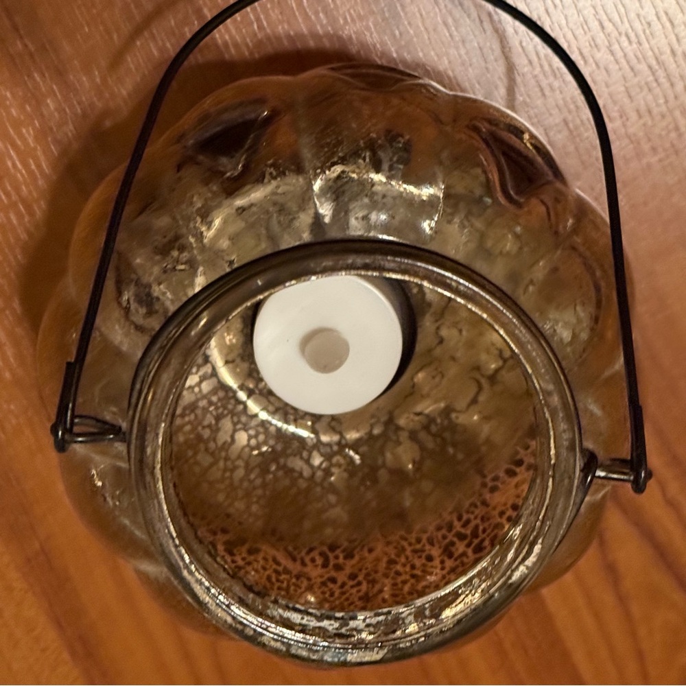 Mercury Glass Jack-o’-lantern Holder - Picture 16 of 16